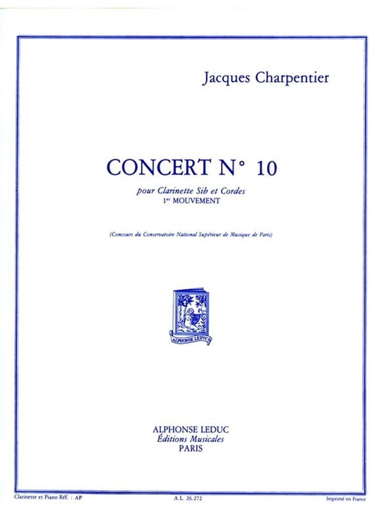 Concert N010 -Clarinette Sib Et Strings